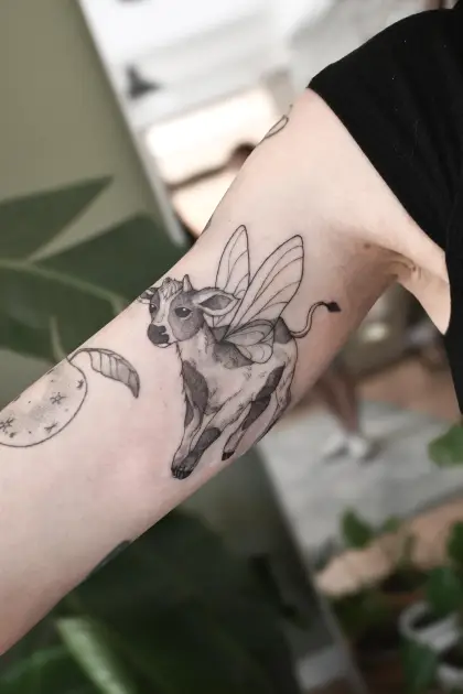 fine-line tattoo by Fairies & Goblins — tattoo artist in Chiado, Lisbon