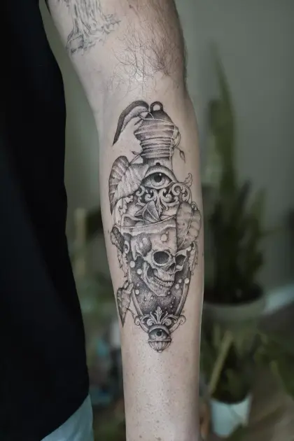 fine-line tattoo by Fairies & Goblins — tattoo artist in Chiado, Lisbon