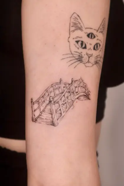 fine-line tattoo by Fairies & Goblins — tattoo artist in Chiado, Lisbon
